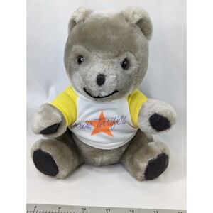 Gray Bear Plush You're Terrific Shirt 8 Inch 1985 Graphics Intl Stuffed Animal